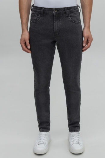 Calça Jeans Preta Estonada Hangar