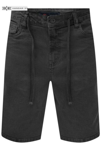 Bermuda Jogging com Cadarço em Sarja Estonada