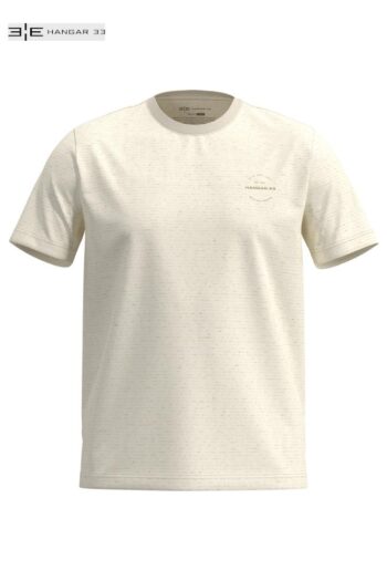 T-Shirt Malha Listrada com Linho