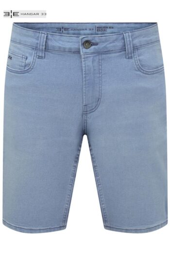 Bermuda Jeans Reta Radial com Bolsos