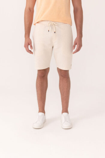 Bermuda Moletom Com Linho