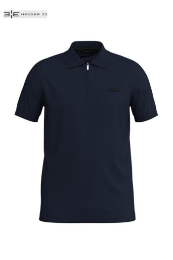 Camisa Polo Com Zíper Em Malha Premium
