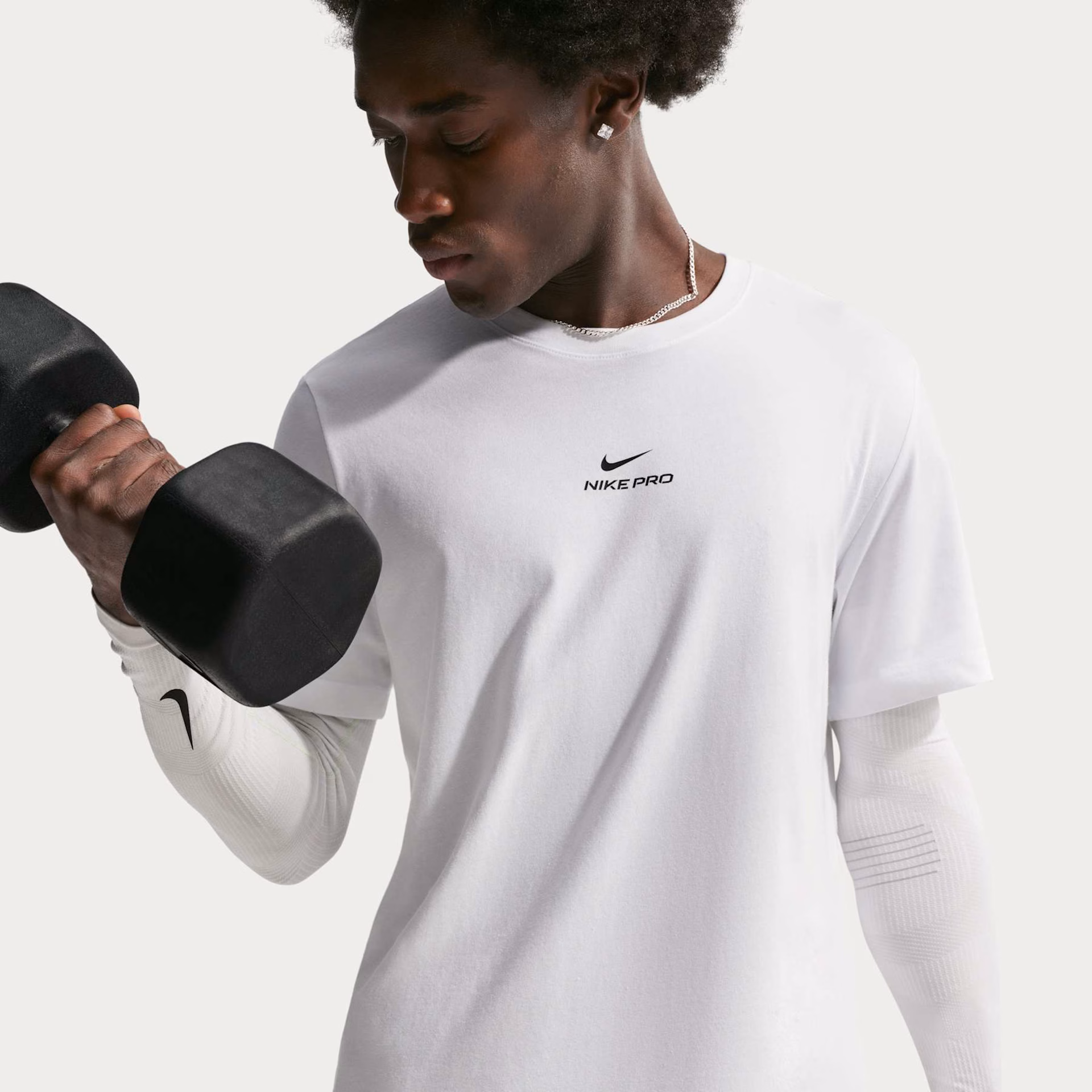 Camiseta Dri-FIT Nike Pro Masculina - Imagem 4